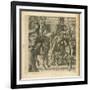 The Adventures of Don Quixote and Sancho Pansa, Illustration-Miguel Cervantes-Framed Giclee Print