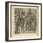 The Adventures of Don Quixote and Sancho Pansa, Illustration-Miguel Cervantes-Framed Premium Giclee Print