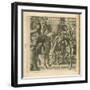 The Adventures of Don Quixote and Sancho Pansa, Illustration-Miguel Cervantes-Framed Premium Giclee Print