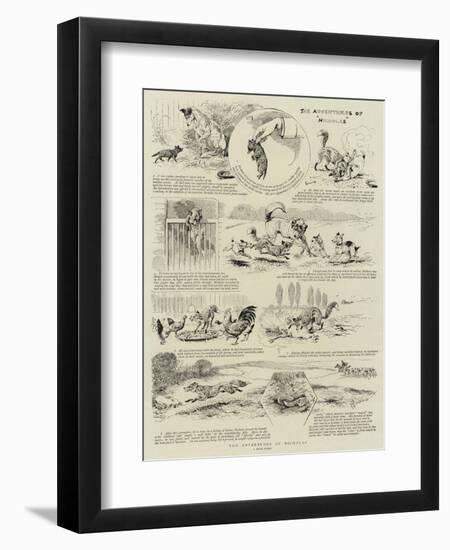 The Adventures of Nicholas-Alfred Chantrey Corbould-Framed Giclee Print