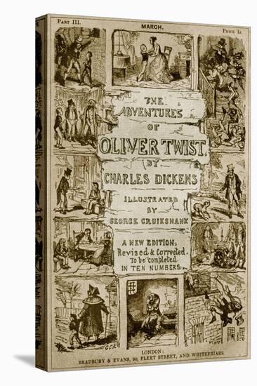 The Adventures of Oliver-George Cruikshank-Stretched Canvas