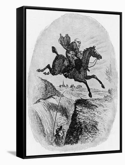 'The Adventures of Peregrine-George Cruikshank-Framed Stretched Canvas