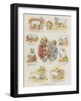 The Adventures of Pincher-Charles Burton Barber-Framed Giclee Print