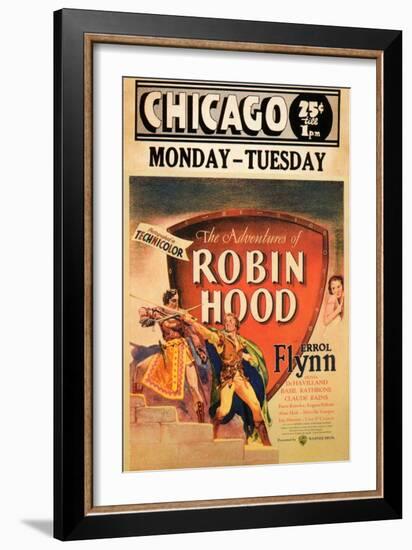 The Adventures of Robin Hood, 1938-null-Framed Art Print