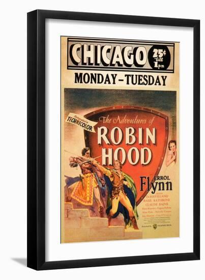 The Adventures of Robin Hood, 1938-null-Framed Art Print