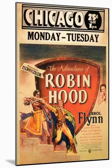 The Adventures of Robin Hood, 1938-null-Mounted Art Print