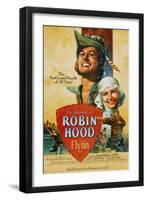 The Adventures of Robin Hood, 1938-null-Framed Art Print