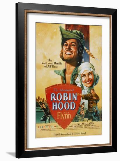 The Adventures of Robin Hood, 1938-null-Framed Art Print