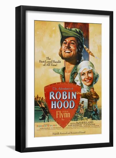 The Adventures of Robin Hood, 1938-null-Framed Art Print