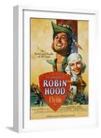 The Adventures of Robin Hood, 1938-null-Framed Art Print