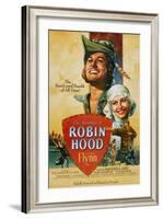 The Adventures of Robin Hood, 1938-null-Framed Art Print