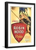 The Adventures of Robin Hood, 1938-null-Framed Art Print