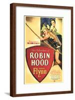 The Adventures of Robin Hood, 1938-null-Framed Art Print