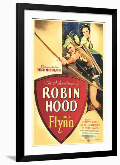 The Adventures of Robin Hood, 1938-null-Framed Art Print