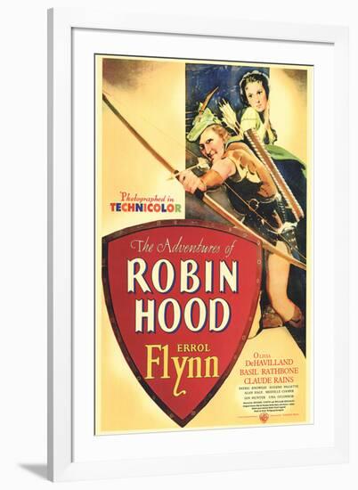 The Adventures of Robin Hood, 1938-null-Framed Premium Giclee Print