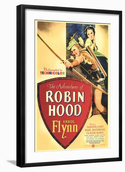 The Adventures of Robin Hood, 1938-null-Framed Art Print