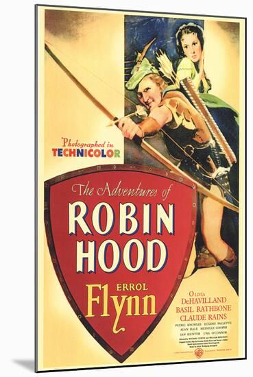 The Adventures of Robin Hood, 1938-null-Mounted Art Print