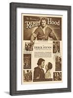 The Adventures of Robin Hood, 1938-null-Framed Art Print