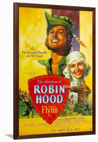 The Adventures of Robin Hood, 1938-null-Framed Art Print