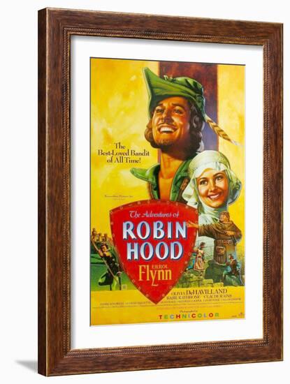 The Adventures of Robin Hood, 1938-null-Framed Art Print