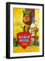 The Adventures of Robin Hood, 1938-null-Framed Art Print