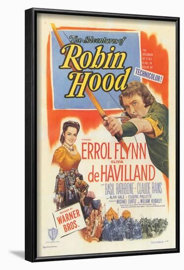 The Adventures of Robin Hood, 1938-null-Framed Art Print