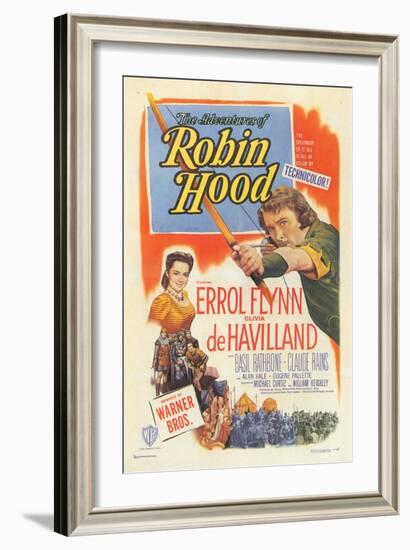 The Adventures of Robin Hood, 1938-null-Framed Art Print