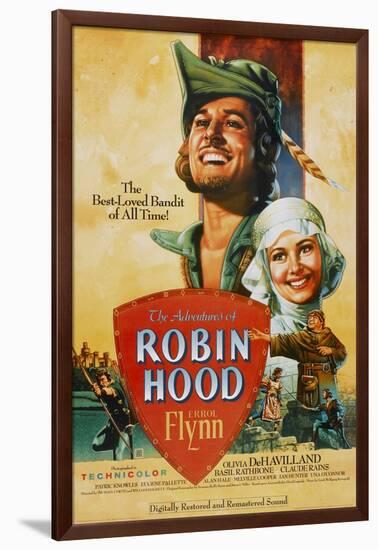 The Adventures of Robin Hood, 1938-null-Framed Art Print