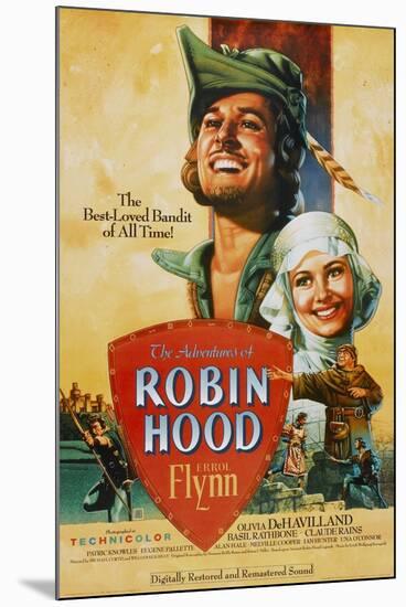 The Adventures of Robin Hood, 1938-null-Mounted Art Print