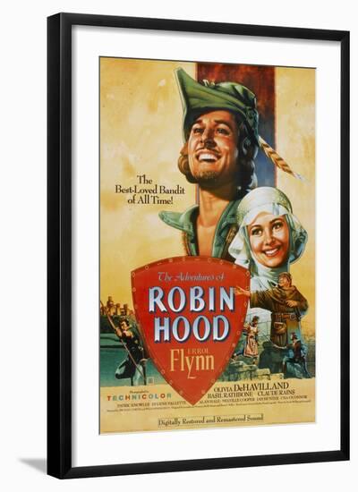 The Adventures of Robin Hood, 1938-null-Framed Art Print