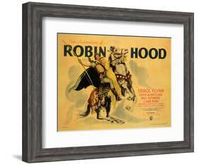 The Adventures of Robin Hood, 1938-null-Framed Art Print