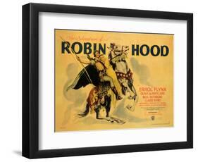 The Adventures of Robin Hood, 1938-null-Framed Art Print