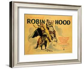 The Adventures of Robin Hood, 1938-null-Framed Art Print