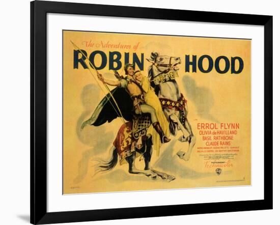 The Adventures of Robin Hood, 1938-null-Framed Art Print