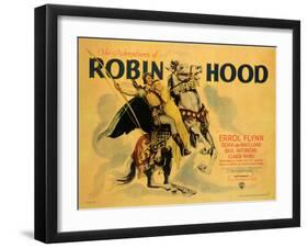 The Adventures of Robin Hood, 1938-null-Framed Art Print