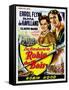 The Adventures of Robin Hood, Belgian Movie Poster, 1938-null-Framed Stretched Canvas