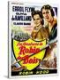 The Adventures of Robin Hood, Belgian Movie Poster, 1938-null-Stretched Canvas