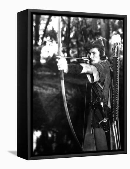 The Adventures of Robin Hood, Errol Flynn, 1938-null-Framed Stretched Canvas