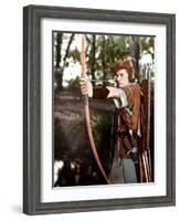 THE ADVENTURES OF ROBIN HOOD, Errol Flynn, 1938-null-Framed Photo