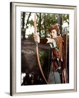 THE ADVENTURES OF ROBIN HOOD, Errol Flynn, 1938-null-Framed Photo