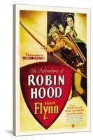 The Adventures of Robin Hood, Errol Flynn, Olivia De Havilland, 1938-null-Stretched Canvas