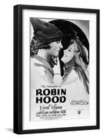 The Adventures of Robin Hood, from Left, Errol Flynn, Olivia De Havilland, 1938-null-Framed Art Print