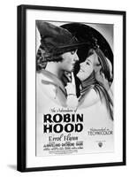 The Adventures of Robin Hood, from Left, Errol Flynn, Olivia De Havilland, 1938-null-Framed Art Print