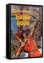 The Adventures of Robin Hood, German Movie Poster, 1938-null-Framed Stretched Canvas