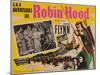 The Adventures of Robin Hood, Mexican Movie Poster, 1938-null-Mounted Art Print