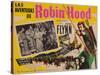 The Adventures of Robin Hood, Mexican Movie Poster, 1938-null-Stretched Canvas