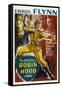 The Adventures of Robin Hood, UK Movie Poster, 1938-null-Framed Stretched Canvas