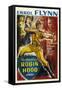 The Adventures of Robin Hood, UK Movie Poster, 1938-null-Framed Stretched Canvas