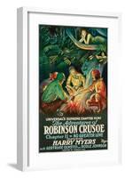 The Adventures Of Robinson Crusoe - 1922-null-Framed Giclee Print