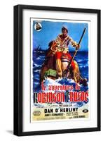 The Adventures of Robinson Crusoe, (AKA Le Avventure Di Robinson Crusoe), Italian Poster Art, 1954-null-Framed Art Print